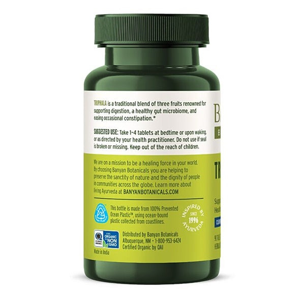 Triphala Organic Tablet (Banyan Botanicals)