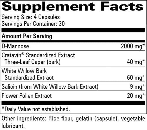 U-Tract Complex Caps Progressive Labs supplement facts