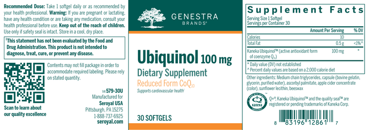 Ubiquinol - 100 mg