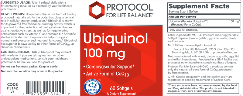 Ubiquinol 100 mg