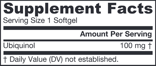 Ubiquinol QH-Absorb 100 mg 60ct