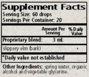 Ulmus slippery elm 2 oz Wise Woman Herbals supplements