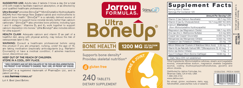 Ultra Bone-Up 240 Count