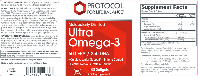 Ultra Omega-3 180 Count