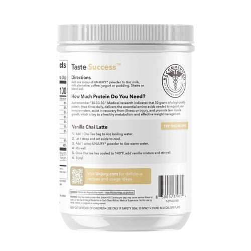 Unjury High Whey Protein Powder - Vanilla (Bariatric Fusion)