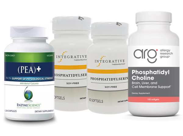 HPA Stress Reset Bundle (PEA, Phosphatidylserine, and Phosphatidylcholine) Front