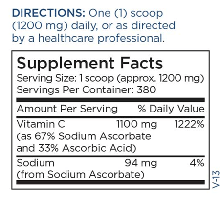 Vitamin C Powder [Reduced Acidity]