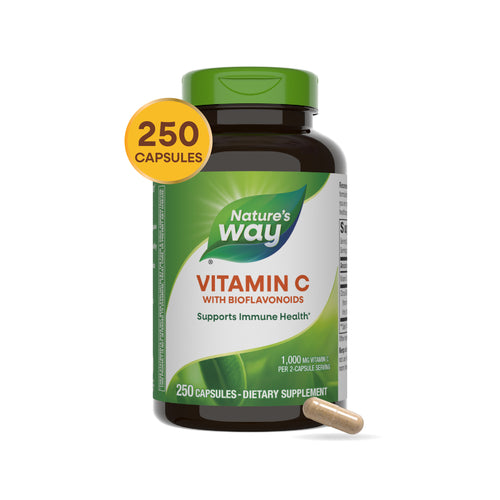 vitamin c with bioflavonoids 250 capsules nature's way