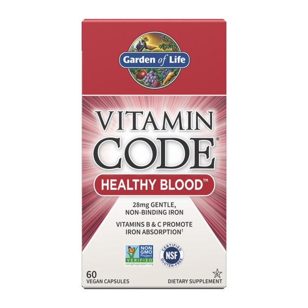 vitamin code healthy blood garden of life