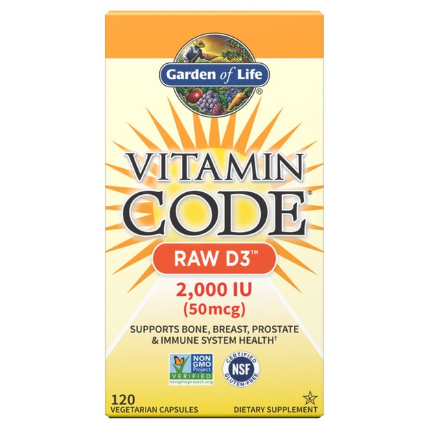 vitamin code raw d3 garden of life