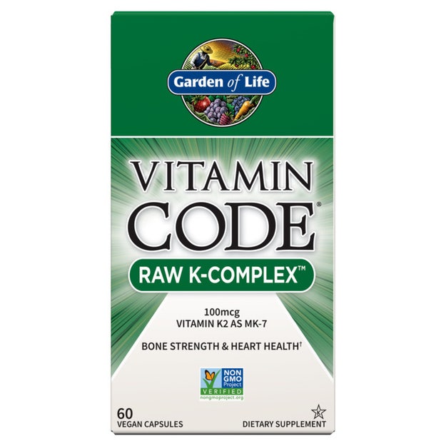 vitamin code raw k-complex garden of life