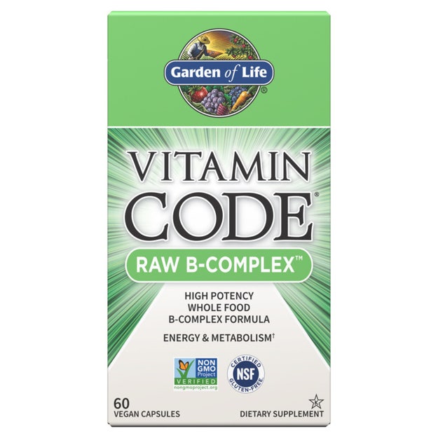 vitamin code raw b complex garden of life