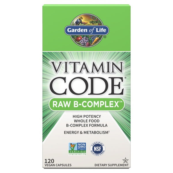 vitamin code raw b complex garden of life