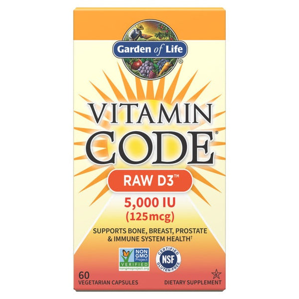 vitamin code raw d3 5000 garden of life