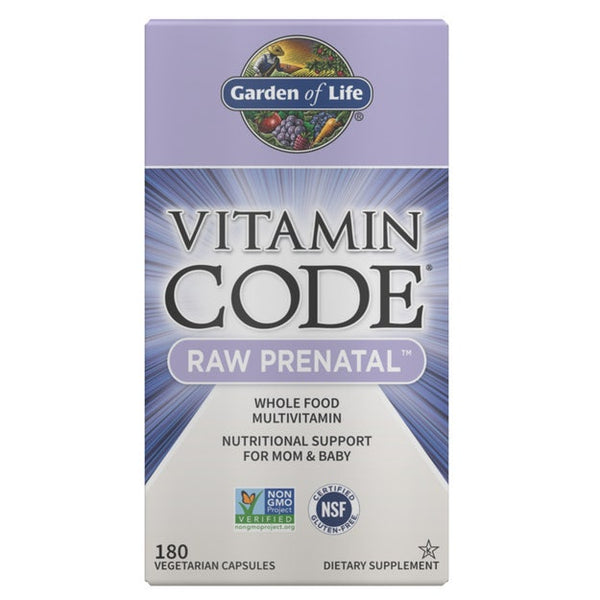 vitamin code raw prenatal garden of life