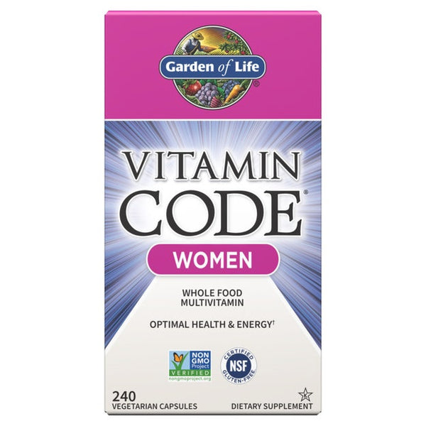 vitamin code women's multivitamins garden of life