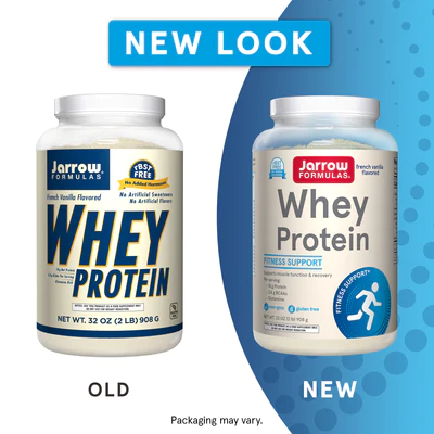 Whey Protein Vanilla Jarrow Formulas new look