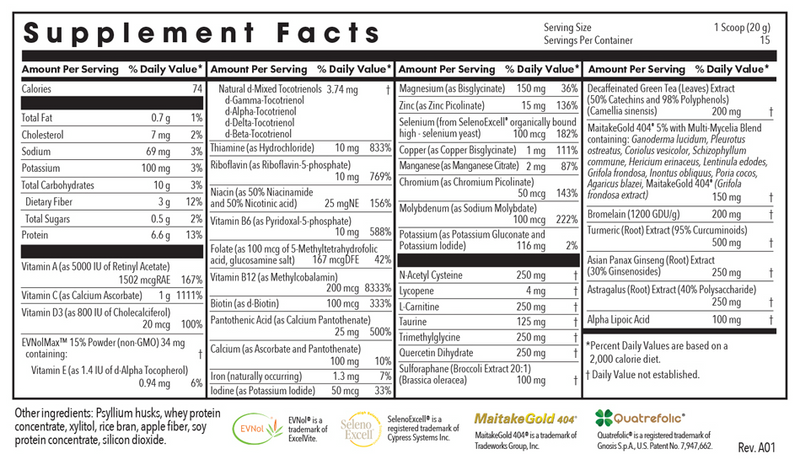 wholly immune powder 300g allergy research group supplement facts