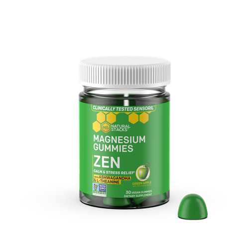 Zen Magnesium Gummies Natural Stacks