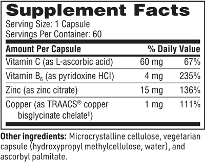 zinc plus sfi health supplement facts