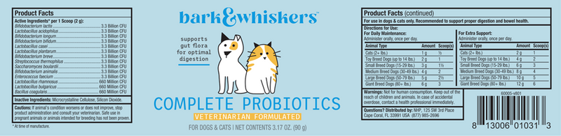 Complete Probiotics Pet