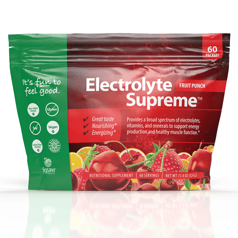 Electrolyte Supreme Fruit Punch packets