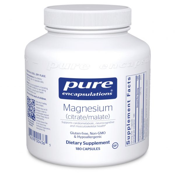 Magnesium (Citrate/Malate) 180 Count