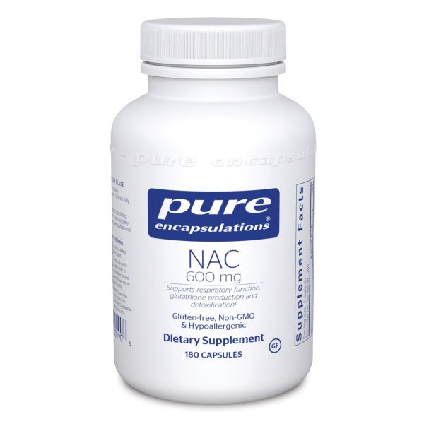 NAC (n-acetyl-l-cysteine) 600 mg 180 Count