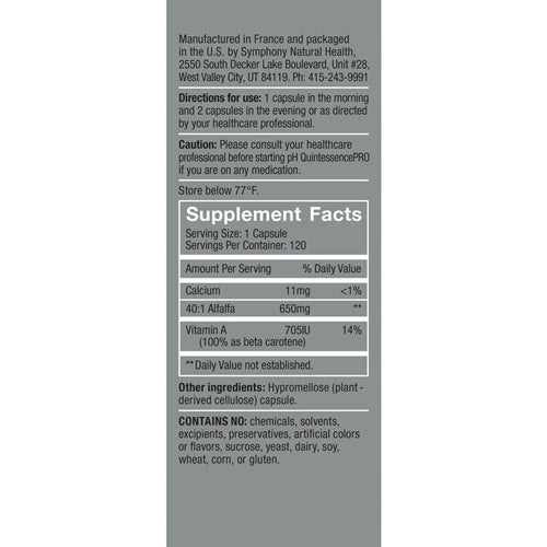 ph quintessencepro symphony health international supplement facts