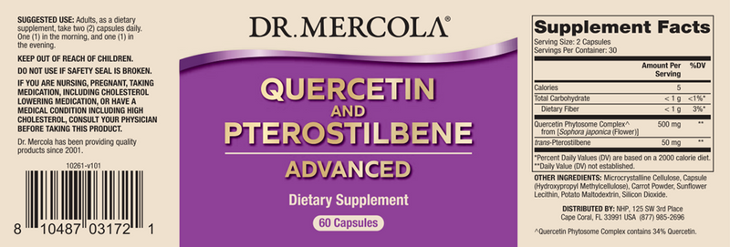 Quercetin and Pterostilbene Advanced