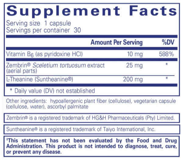 rapid calm supplement facts