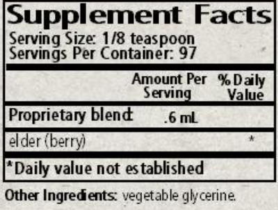 Elderberry Syrup 2oz Wise Woman Herbals supplements