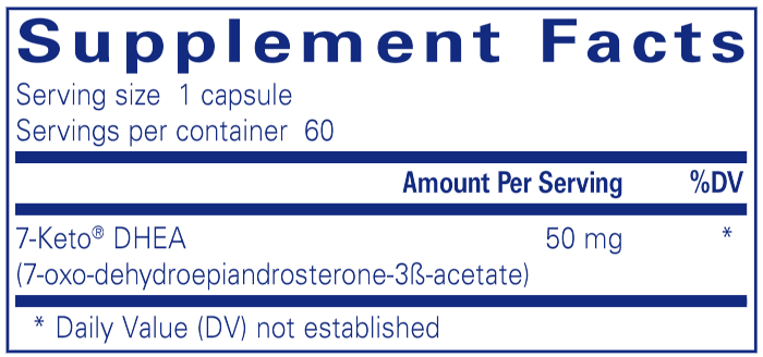 7-KETO® DHEA 50 mg 60 Count