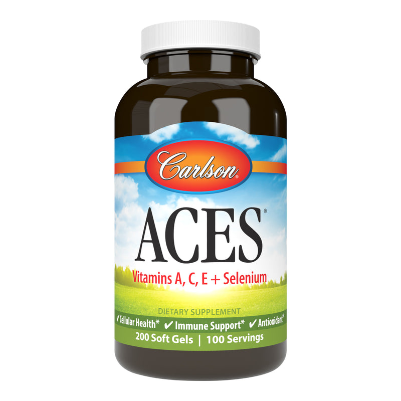 ACES Antioxidant (Carlson Labs) 200ct Front