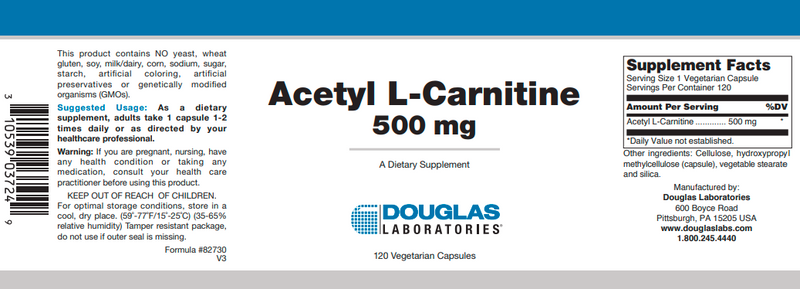 Acetyl-L-Carnitine 120 caps