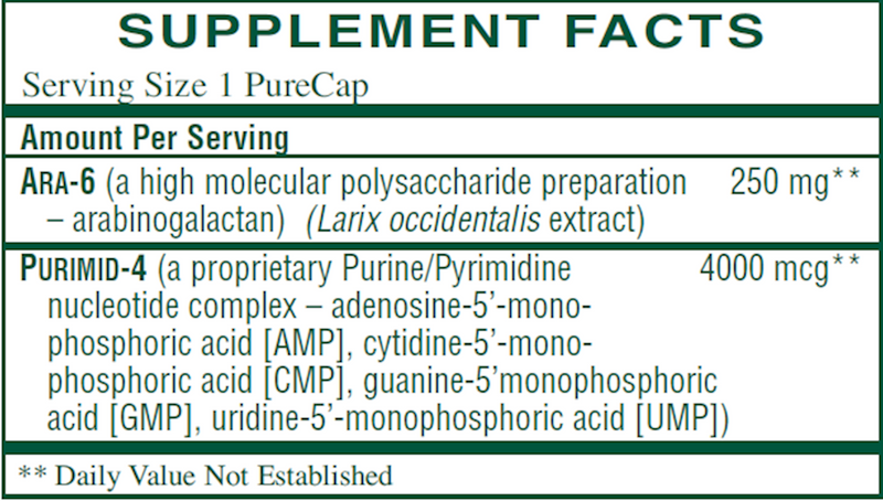 Advanced Immune Support (Rx Vitamins) Supplement Facts