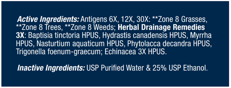 Allergena Zone 8 Progena Ingredients