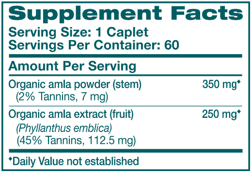 Amla (Himalaya Wellness) supplement facts