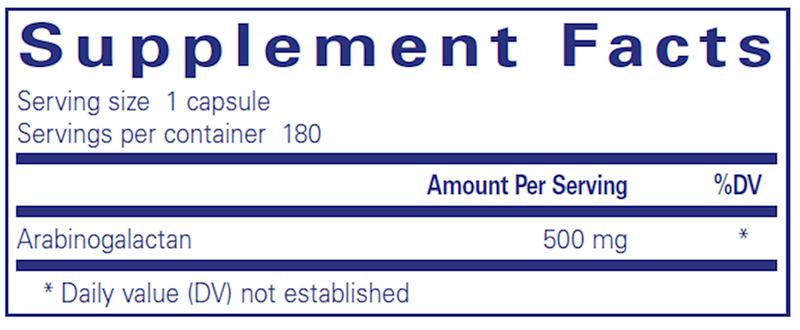 BACKORDER ONLY - Arabinogalactan 180 Count