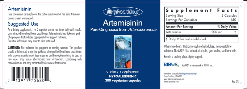 Artemisinin 300 Count