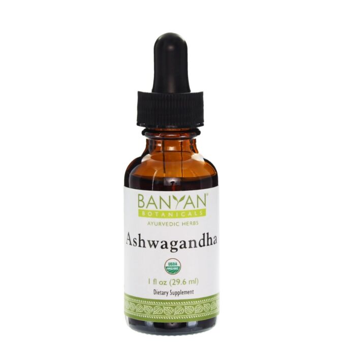 Ashwagandha Liquid Extract Organic (Banyan Botanicals) Front