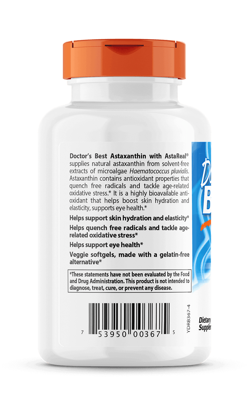 Astaxanthin with AstaReal (Doctors Best) Side