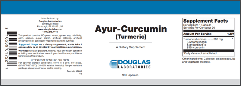 BACKORDER ONLY - Ayur-Curcumin (Turmeric)