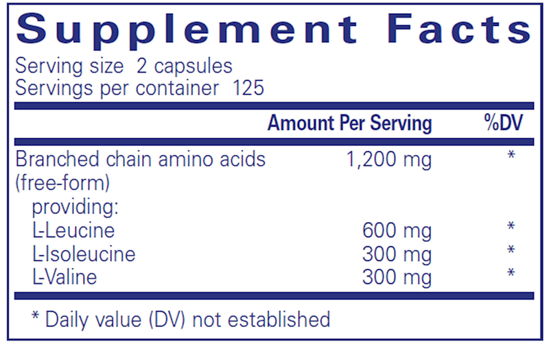 BCAA Capsules 250 Count