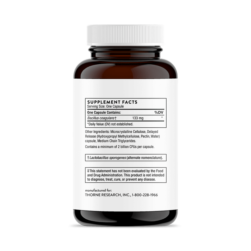 Bacillus Coagulans Thorne Research