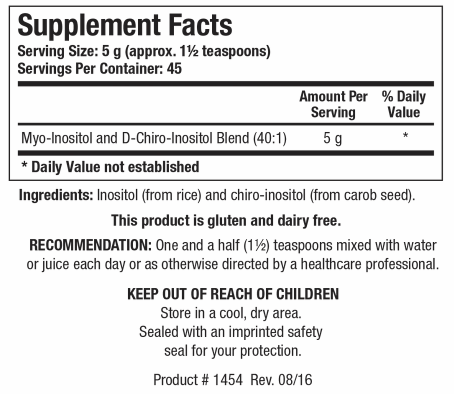 Balanced-B8 (Biotics Research) Supplement Facts