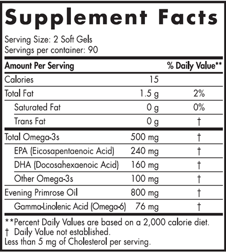 Balanced Omega 180 Soft Gels Lemon