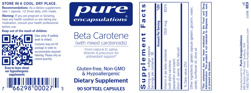 Beta Carotene 90 Count