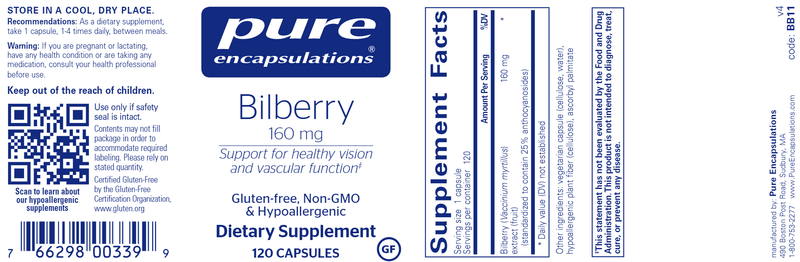 Bilberry 160 Mg