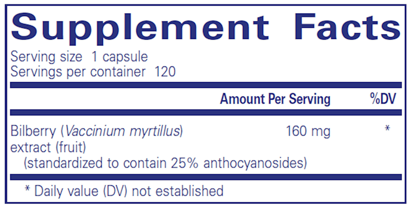 Bilberry 160 Mg